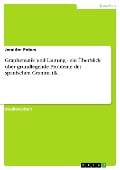 Cover-Bild zum Titel 'Graphematik und Lautung - ein Überblick über grundlegende Probleme der spanischen Grammatik' von 'Jennifer Peters'