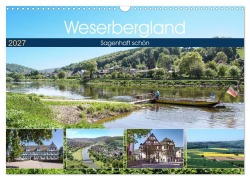 Cover-Bild zum Titel 'Weserbergland - sagenhaft schön (Wandkalender 2027 DIN A3 quer), CALVENDO Monatskalender' von 'Thomas Becker'