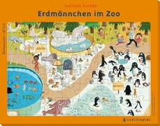 Cover-Bild zum Titel 'Rahmenpuzzle Erdmännchen in Zoo - 48 Teile' von ''