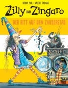 Cover-Bild zum Titel 'Zilly und Zingaro. Der Ritt auf dem Zauberstab' von 'Korky Paul, Valerie Thomas'