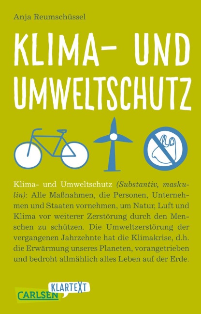 Klima- und Umweltschutz (Carlsen Klartext) - Anja Reumschüssel