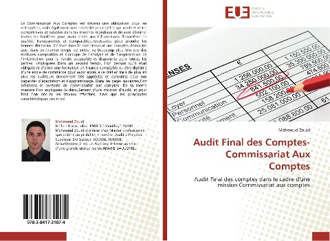 Audit Final des Comptes-Commissariat Aux Comptes - Mahmoud Zouid