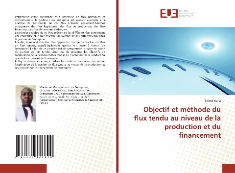 Objectif et méthode du flux tendu au niveau de la production et du financement - Ernest Nana