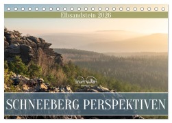 Cover-Bild zum Titel 'Schneeberg Perspektiven - Elbsandstein (Tischkalender 2026 DIN A5 quer), CALVENDO Monatskalender' von 'Kevin Walther'