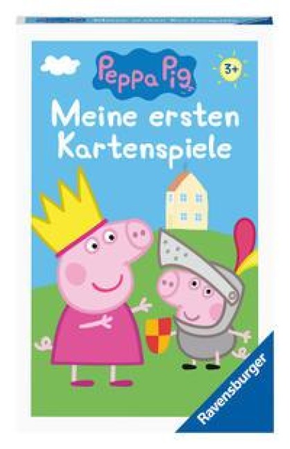 Peppa Pig Meine ersten Kartenspiele von Ravensburger, 20820, Quartett, Schwarzer Peter und Paare suchen, für Peppa-Fans ab 3 Jahren - 