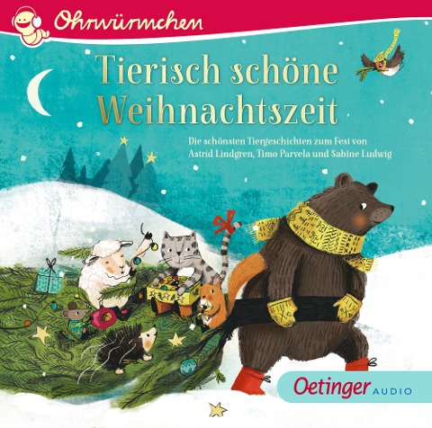 Tierisch schöne Weihnachtszeit - Astrid Lindgren, Timo Parvela, Sabine Ludwig