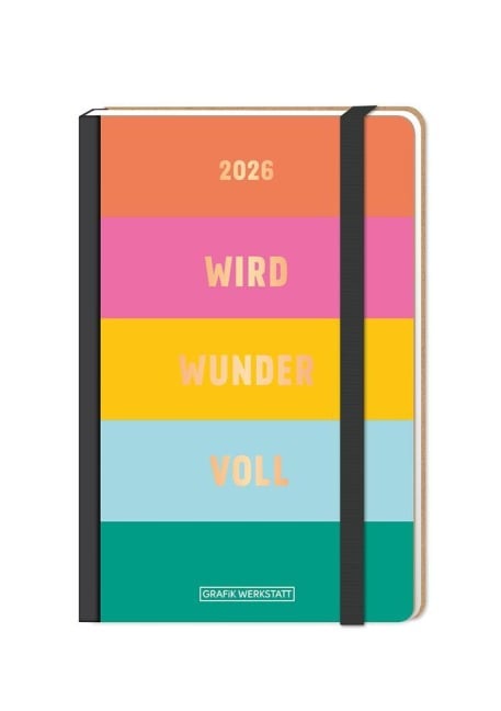Terminplaner LetterArt 2026 wird wundervoll - 