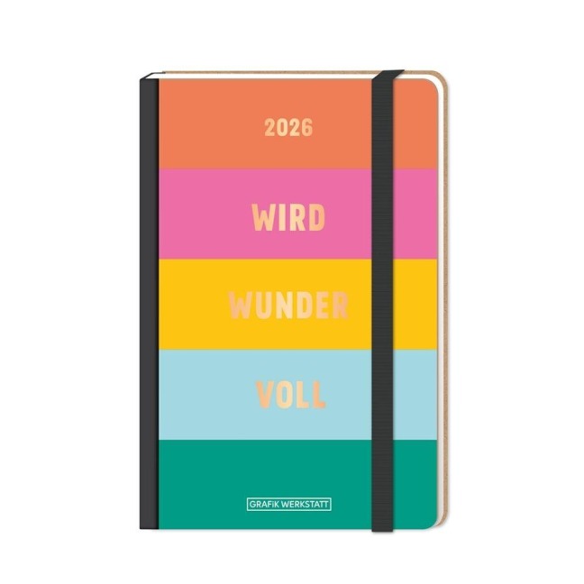 Terminplaner LetterArt 2026 wird wundervoll - 