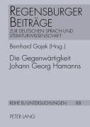 Cover-Bild zum Titel 'Die Gegenwärtigkeit Johann Georg Hamanns' von ''