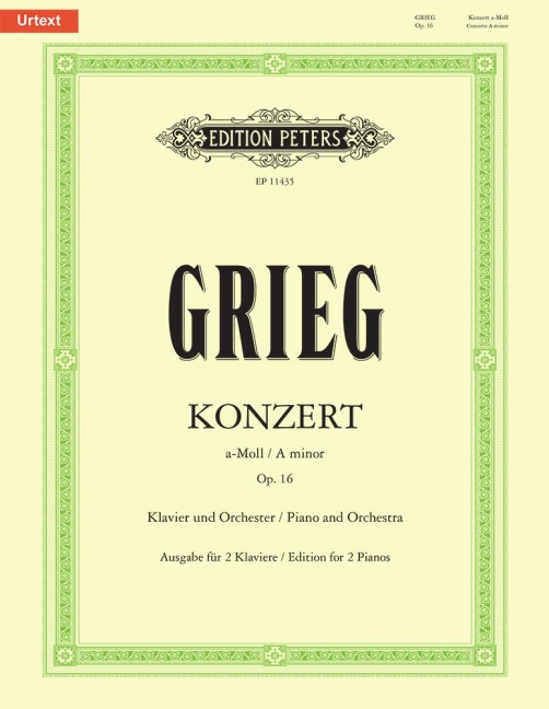 Konzert a-Moll op. 16 -für Klavier und Orchester - Edvard Grieg