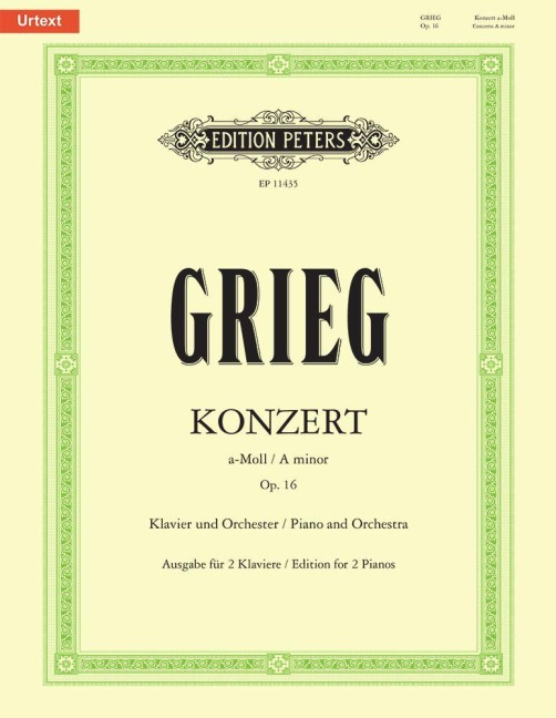 Konzert a-Moll op. 16 -für Klavier und Orchester - Edvard Grieg