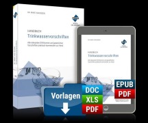 Cover-Bild zum Titel 'Handbuch Trinkwasservorschriften' von 'Marc von Essen, Jana-Maria Seiferth, Bastian Horst, Michael Magiera, Maximilian Mertens'