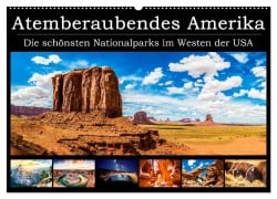 Cover-Bild zum Titel 'Atemberaubendes Amerika - Die schönsten Nationalparks im Westen der USA (Wandkalender 2026 DIN A2 quer), CALVENDO Monatskalender' von 'Michael Neumayer'
