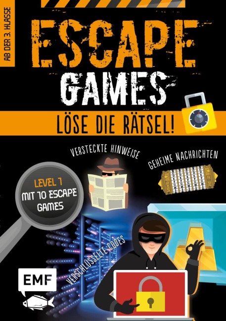 Escape Games Level 1 (orange) - Löse die Rätsel! - 10 Escape Games ab der 3. Klasse - Mathieu Quénée