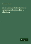 Die consonantische Deklination in den germanischen Sprachen, 1. Abtheilung - Sylvester Primer