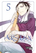 Cover-Bild zum Titel 'The Heroic Legend of Arslan 5' von 'Hiromu Arakawa, Yoshiki Tanaka'