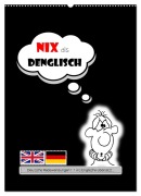 Cover-Bild zum Titel 'Nix als DENGLISCH (Wandkalender 2026 DIN A2 hoch), CALVENDO Monatskalender' von 'Angelika Keller'