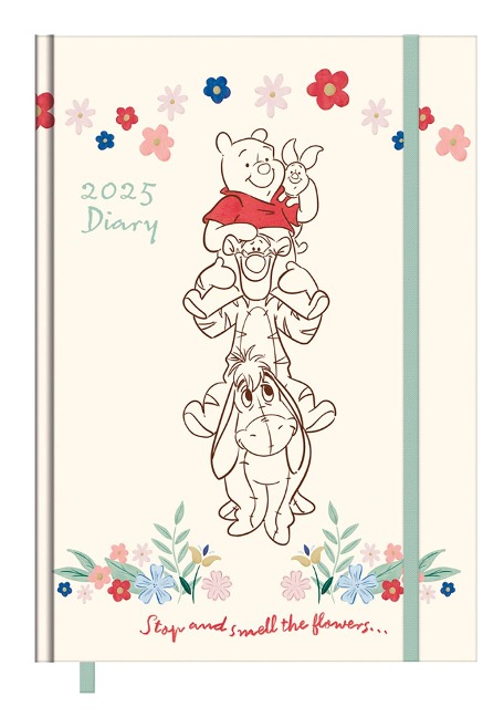 Winnie the Pooh Taschenkalender 2025 14,5 x 21,5 cm - 