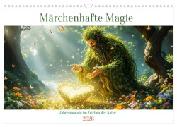 Cover-Bild zum Titel 'Märchenhafte Magie - Jahresmonate im Zeichen der Natur (Wandkalender 2026 DIN A3 quer), CALVENDO Monatskalender' von 'Dusanka Djeric'