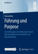 Cover-Bild zum Titel 'Führung und Purpose' von 'Elena Beck'