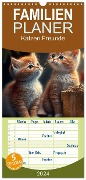 Familienplaner 2024 - Katzen Freunde mit 5 Spalten (Wandkalender, 21 x 45 cm) CALVENDO - Peter Roder