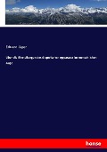Cover-Bild zum Titel 'Über die Einstellungen des dioptrischen Apparates im menschlichen Auge' von 'Eduard Jäger'