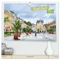 Karlsbad - Beliebter Kurort in Tschechien (hochwertiger Premium Wandkalender 2024 DIN A2 quer), Kunstdruck in Hochglanz - Gisela Kruse