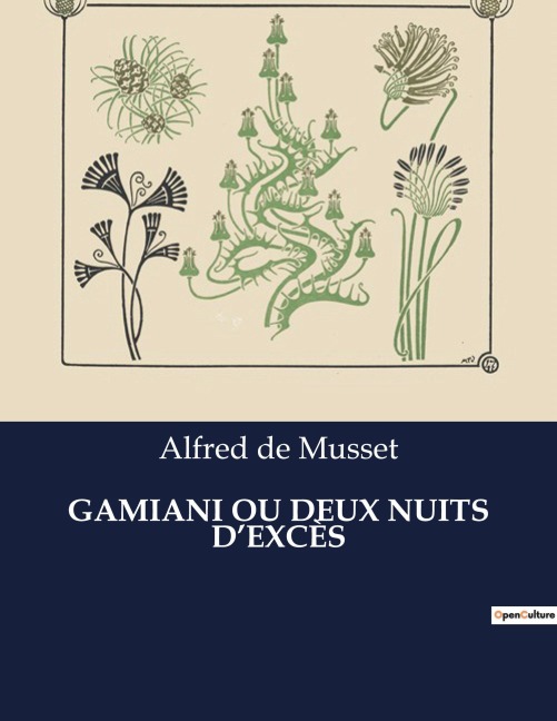 GAMIANI OU DEUX NUITS D'EXCÈS - Alfred De Musset