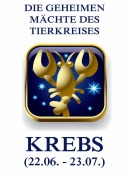 Cover-Bild zum Titel 'Die geheimen Mächte des Tierkreises - Der Krebs' von 'Jürgen Beck'