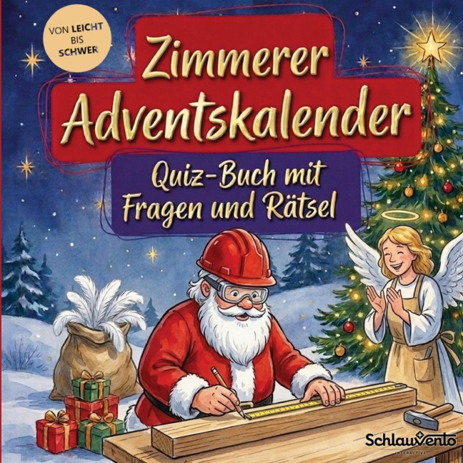 Zimmerer-Adventskalender: Quiz-Buch mit Fragen und Rätsel - Schlauvento Interactive