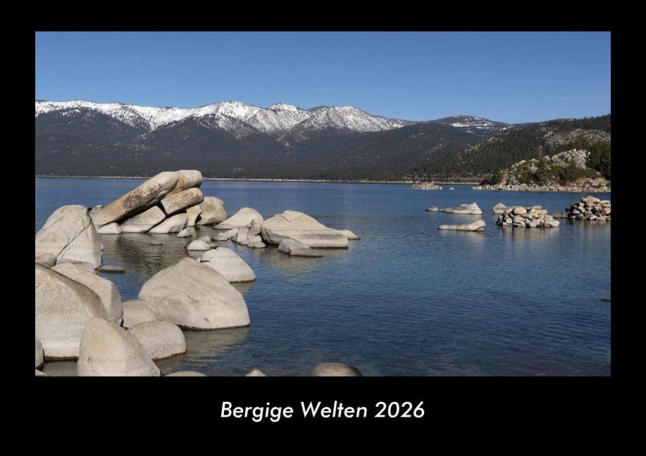 Bergige Welten 2026 Fotokalender DIN A3 - Tobias Becker