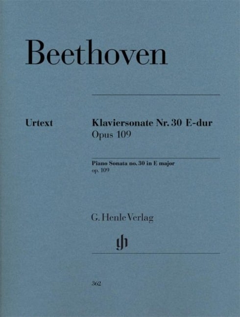 Beethoven, Ludwig van - Klaviersonate Nr. 30 E-dur op. 109 - Ludwig van Beethoven