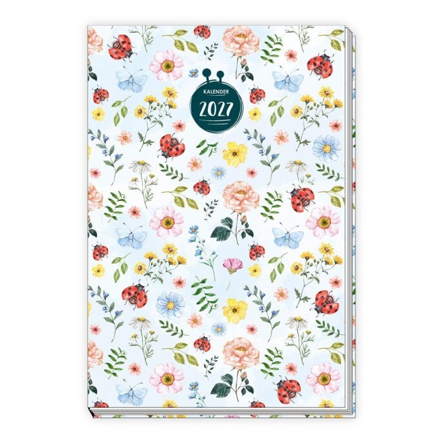 TRÖTSCH - Taschenkalender A6 Marienkäfer 2027 - 