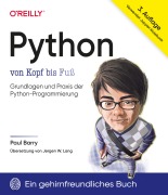 Cover-Bild zum Titel 'Python von Kopf bis Fuß' von 'Paul Barry'