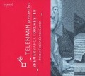 Cover-Bild zum Titel 'Telemann grenzenlos' von 'Nestor F. Cortes/Bremer Barockorchester Garzon'