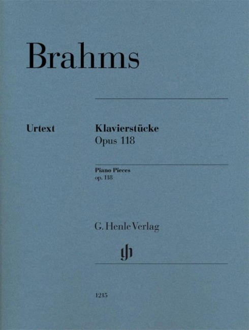 Piano Pieces op. 118 - Johannes Brahms
