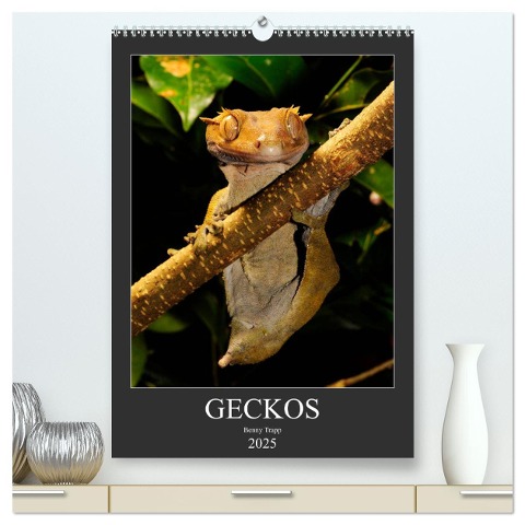 GECKOS (hochwertiger Premium Wandkalender 2025 DIN A2 hoch), Kunstdruck in Hochglanz - Benny Trapp