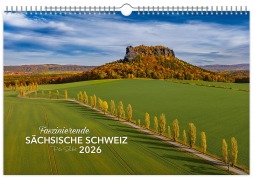 Cover-Bild zum Titel 'Kalender Faszinierende Sächsische Schweiz 2026' von 'Peter Schubert'