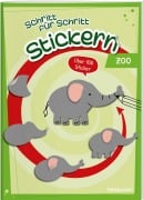 Stickern Schritt für Schritt. Zoo - 