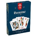 Rommé Leinenprägung, französisches Bild - 