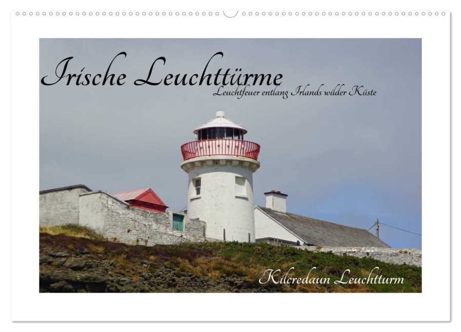 Irische Leuchttürme - Leuchtfeuer entlang Irlands wilder Küste (Wandkalender 2026 DIN A2 quer), CALVENDO Monatskalender - Babett Paul - Babett's Bildergalerie