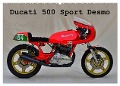 Ducati 500 Sport Desmo (Wandkalender 2024 DIN A2 quer), CALVENDO Monatskalender - Ingo Laue