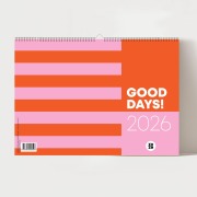 Cover-Bild zum Titel '"GOOD DAYS", Wandkalender 2026, Monatskalender' von 'Anja Garschhammer, XOXO Arte'