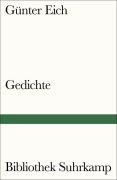 Cover-Bild zum Titel 'Gedichte' von 'Günter Eich'