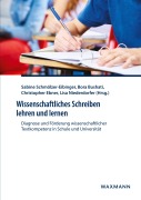 Cover-Bild zum Titel 'Wissenschaftliches Schreiben lehren und lernen' von ''
