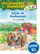 Cover-Bild zum Titel 'Das magische Baumhaus junior 14 - Gefahr im Drachenreich' von 'Mary Pope Osborne'