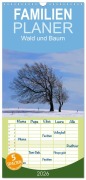 Cover-Bild zum Titel 'Familienplaner 2026 - Wald und Baum 2026 mit 5 Spalten (Wandkalender, 21 x 45 cm) CALVENDO' von 'Bildagentur Geduldig'
