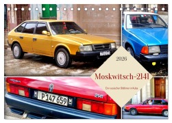 Cover-Bild zum Titel 'Moskwitsch-2141 - Ein russischer Oldtimer in Kuba (Tischkalender 2026 DIN A5 quer), CALVENDO Monatskalender' von 'Henning von Löwis of Menar'
