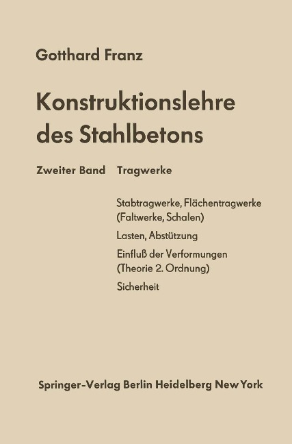 Tragwerke - Gotthard Franz