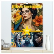 Brille und Persönlichkeit (hochwertiger Premium Wandkalender 2026 DIN A2 hoch), Kunstdruck in Hochglanz - Christine Aka Stine1